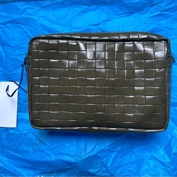 Clare V Marisol Croc Midi Sac Crossbody Leather Bag - Picture 4 of 8